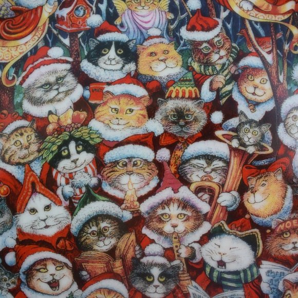 Franklin Mint "Santa Claws" Decorative Plate Design by Bill Bell Limited Edition - Picture 10 of 10